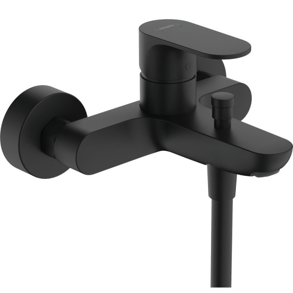 72440670 HG Rebris S смеситель для ванны, матовый черный. Фото 1