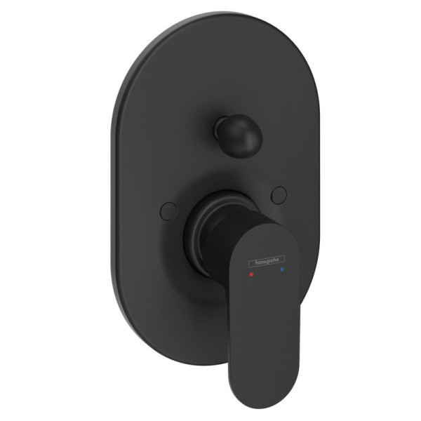 72449670 HG Rebris S смеситель для ванны (внешняя часть), матовый черный. Фото 1