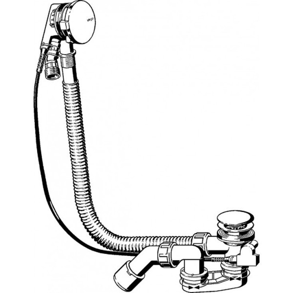 728007 Visign MT5 Слив/перелив Simplex Trio 560 x 40/50, модель 6166.41. Фото 3