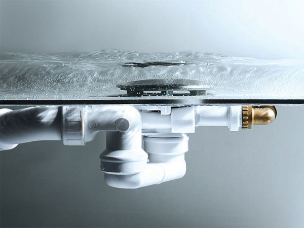 728014 Simplex Trio Visign MT5 Слив-перелив с наливом для ванн c центр. сливом, наполн через перелив 725*40/50, плоск констр-я, хром, модель 6166.42. Фото 5