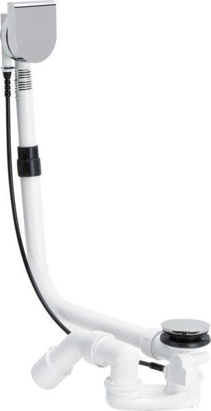 733582 Multiplex Visign M9 Слив-перелив для ванн с центр слив BWL (длин тросика) = 725 мм, DN=40/50, увелич уровня воды на 5 см, мод. 6171.11, хром. Фото 1