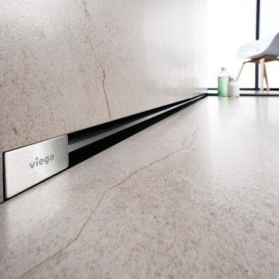 736736 Advantix Vario душевой лоток для встраивания в стену, плоская модель, проп. способность 0,4 л/с, L=300-1200, H=70-100, модель 4968.10. Фото 3