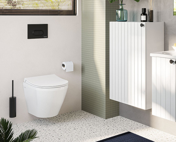 740-0511 Панель смыва Loop, цвет черный матовый. Фото 3