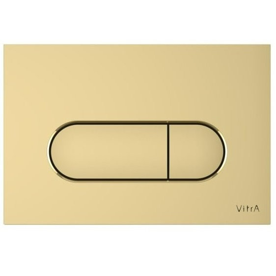 740-2224 Root Round панель смыва, золото. Фото 1