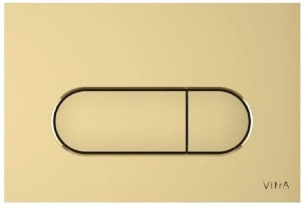 740-2225 Root Round панель смыва, шлиф. золото. Фото 1