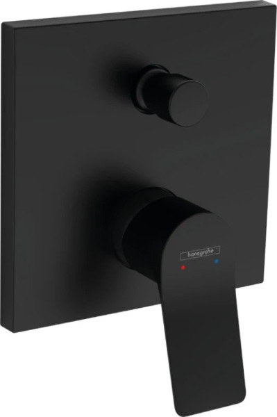 75415670S Set HG Vivenis смеситель для ванны (75415670+01800180), матовый черный. Фото 3