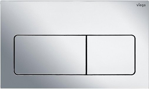 773717 Prevista Панель смыва для унитазов Visign for Life 5, пластик, хром, модель 8601.1. Фото 1