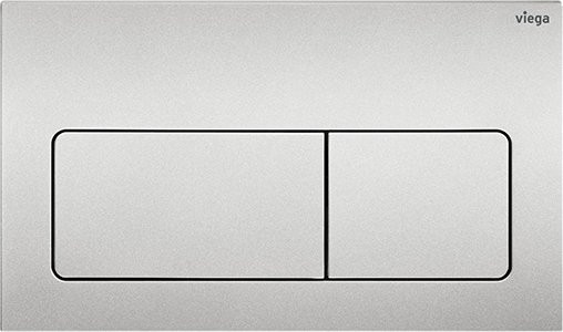 773724 Prevista Панель смыва для унитазов Visign for Life 5, пластик, матовый хром, модель 8601.1. Фото 1