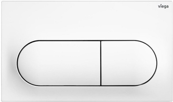 773762 Prevista Панель смыва для унитазов Visign for Life 6, пластик, альпийский белый, модель 8602.1. Фото 1