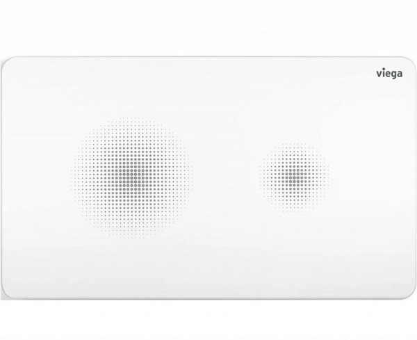 774356 Prevista Панель смыва Visign for style 25 бесконтактная ( 2-х реж смыв с функц Viega Hygiene+), пластик, цвет альпийский, модель 8615.1. Фото 1