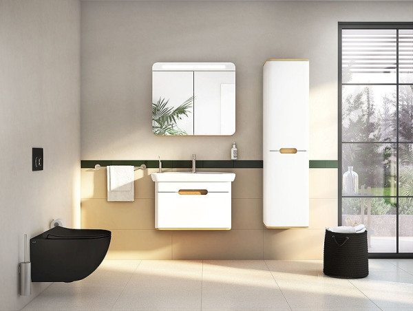 7748B083-0101 Безободковый подвесной унитаз VitrA Sento, цвет Матовый черный (НУЖНА КРЫШКА 120-483-009). Фото 3