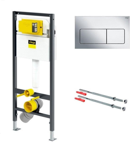 792824 Prevista Dry (SET) Lean + ECO модуль для подвес унитаза 1120 x 490 мм + крепления + панель смыва Prevista Visign for Life 5, модель 8524.10. Фото 1