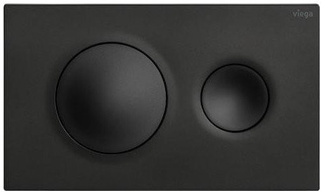 796389 Prevista Панель смыва для унитазов Visign for Style 20, пластик, матовый черный, модель 8610.1. Фото 1