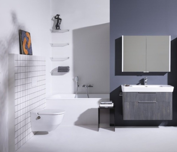 8.2060.1.400.000.1 CLEANET NAVIA Подвесной унитаз-биде, безободковый rimless. Фото 8