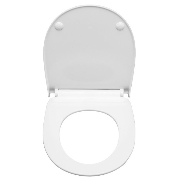 801392002 Victoria лакированная крышка soft close для унитаза тонкое, быстрое снятие, стальные петли. Фото 3