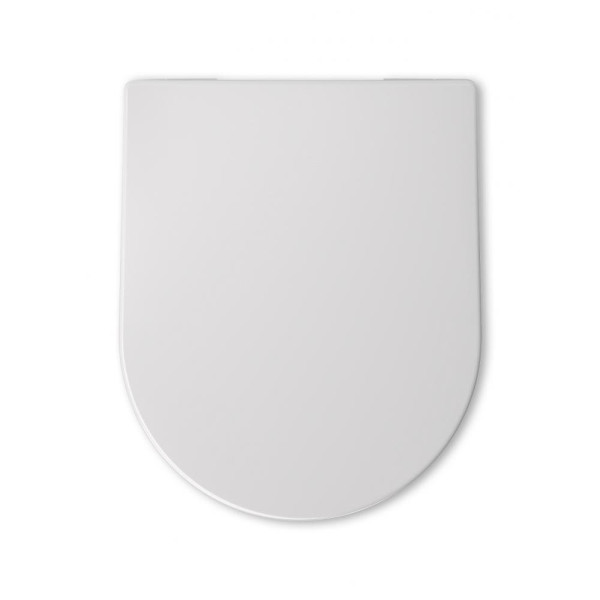 801D12007 THE GAP ROUND сиденье с крышкой для унитаза тонкое с механизмом "мягкое закрывание", быстрое снятие, белый. Фото 4