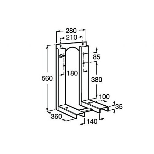 822091001 Каркасная рама. Фото 2