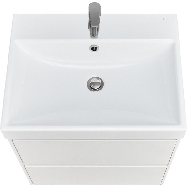 857613509 ONA модуль для раковины 600 мм, 585x450x565 мм, с 2 ящиками, белый матовый. Фото 4