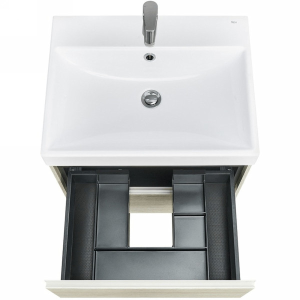 857613512 ONA модуль для раковины 600 мм, 585x450x565 мм, с 2 ящиками, светлый дуб. Фото 4