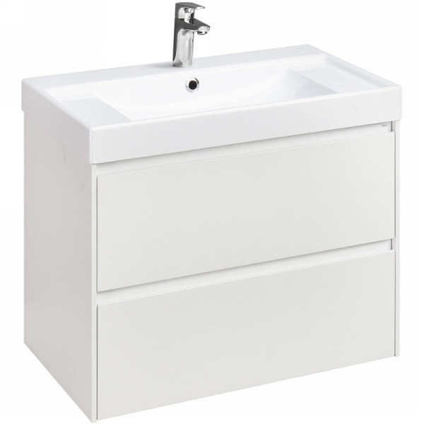 857630509 ONA модуль для раковины 800 мм, 785x450x565 мм, с 2 ящиками, белый матовый. Фото 1