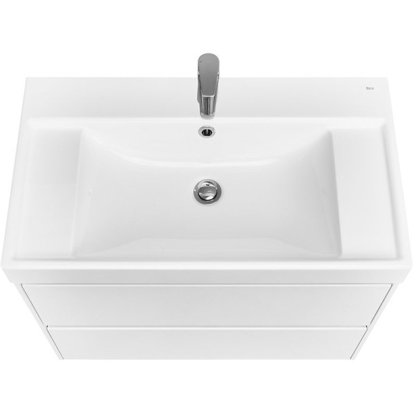 857630509 ONA модуль для раковины 800 мм, 785x450x565 мм, с 2 ящиками, белый матовый. Фото 4