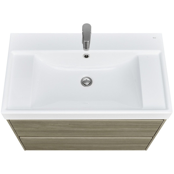 857630511 ONA модуль для раковины 800 мм, 785x450x565 мм, с 2 ящиками, темный вяз. Фото 3