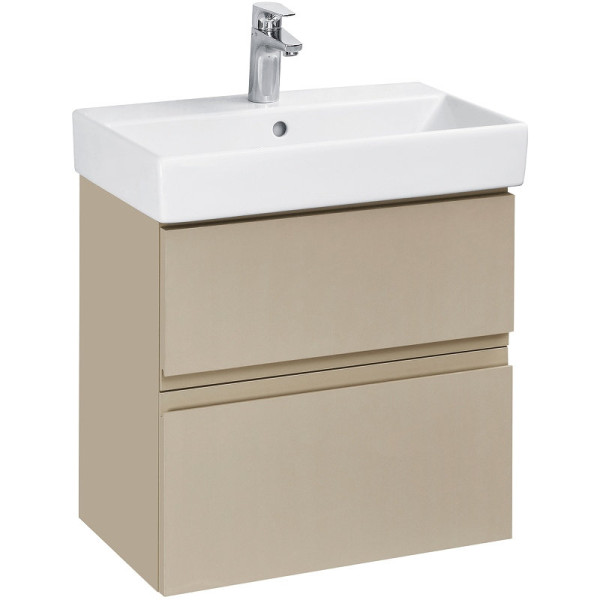 857639515 OLETA модуль для раковины 600 мм, 564х374х548 мм, с 2 ящиками, капучино. Фото 1