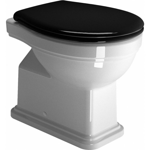 871111 CLASSIC Унитаз приставной 54х37, слив в стену, цвет белый. Фото 5