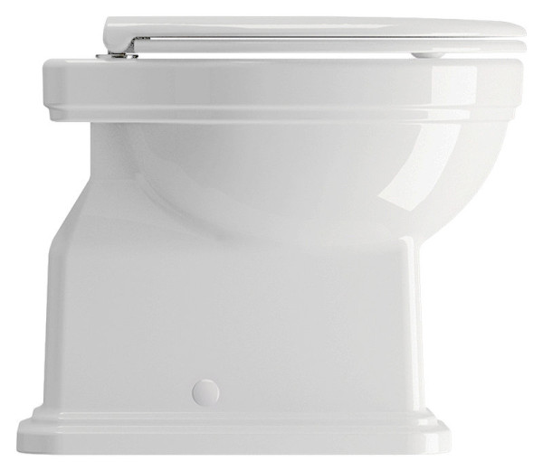 871111 CLASSIC Унитаз приставной 54х37, слив в стену, цвет белый. Фото 6
