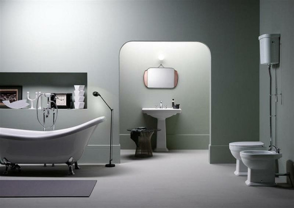 871111+878011+BOBR+MS87NC CLASSIC SET Приставной унитаз со сливом в стену+Бачок верхний+Смывной механизм с высокой трубой БРОНЗА+Сиденье Орех грецкий. Фото 7