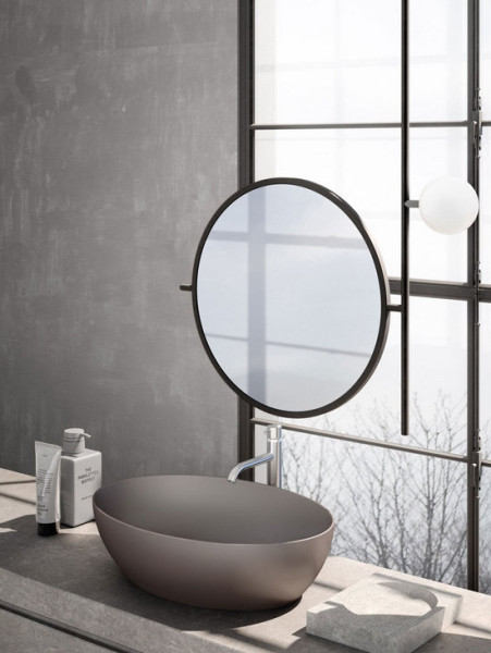 884211 PURA Раковина 60х42, накладная, цвет белый. Фото 3