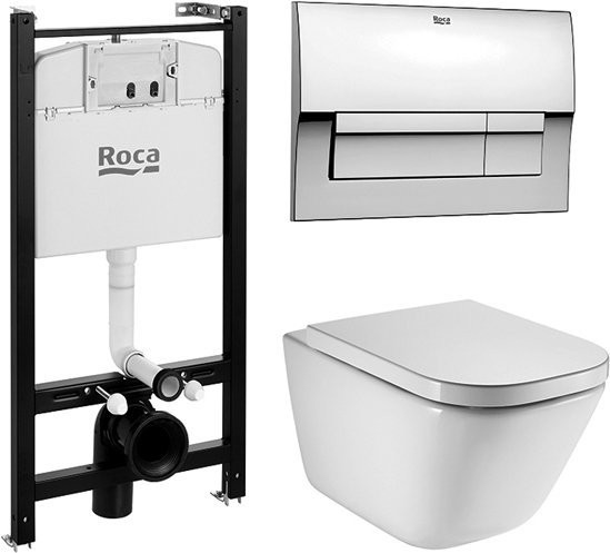 893104100 ПЭК Gap унитаз подв безобод.+инстал+кнопка+сид. Фото 1