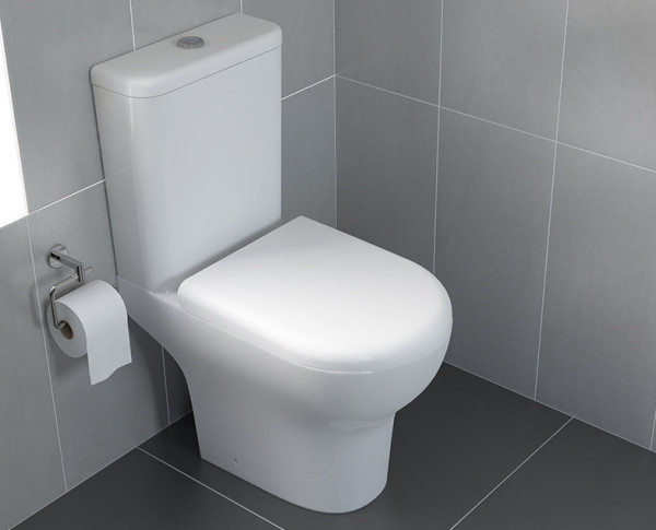 9012B003-7204 Комплект: унитаз Zentrum Open-back + сиденье с микролифтом, 60 см (арматура Siamp (Франция).. Фото 4