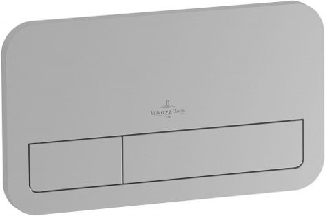 9224 9069 ViConnect клавиша смыва двухрежимная, пластик ABS, хром матовый. Фото 1