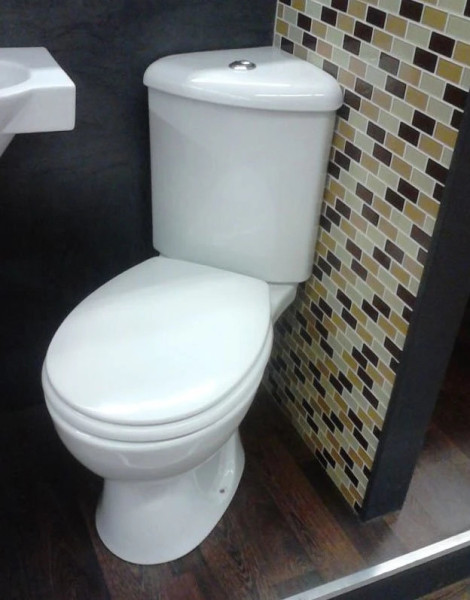 9754B003-7201 Угловой унитаз Arkitekt с сиденьем микролифт VITRA. Фото 3