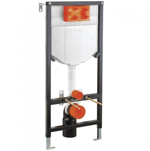 9773B099-7207 L-Box комплект Fit, инсталляция, кнопка хром, унитаз с сиденьем дюропласт микролифт. Фото 4