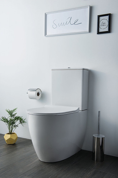 9830B003-7203 Sento Rim-ex напольный унитаз back to wall, сиденье тонкое с микролифтом. Фото 3