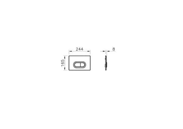 9856B003-7200 Комплект: Mia Round подвесной Безободковый унитаз + тонкое сиденье МЛ+ инсталляция + панель смыва матовый хром. Фото 4