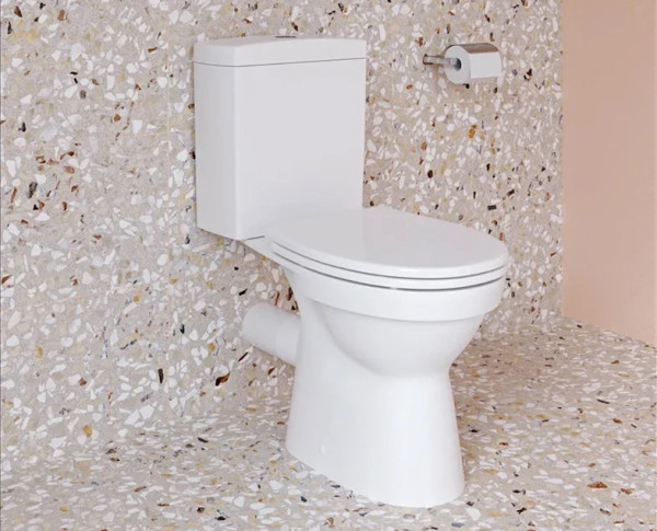 9864B003-7201 Напольный безободковый (нижний подвод) унитаз S10 SmoothFlush c термопластовым сиденьем микролифт. Фото 2