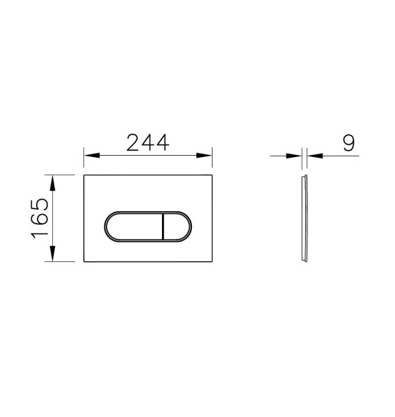 9873B003-7201 Комплект: Mia Round подвесной Безободковый унитаз + тонкое сиденье МЛ/БС+ инсталляция + панель смыва хром глянец (740-2280). Фото 4