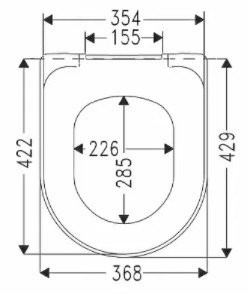 9M38 S101 O.NOVO Сиденье для унитаза с крышкой, Quick Release, Soft Closing, Альпийский белый. Фото 2