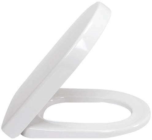 9M66 S101 SUBWAY Сиденье для унитаза с крышкой, укороченное, Quick Release, Soft Closing, Альпийский белый,. Фото 1