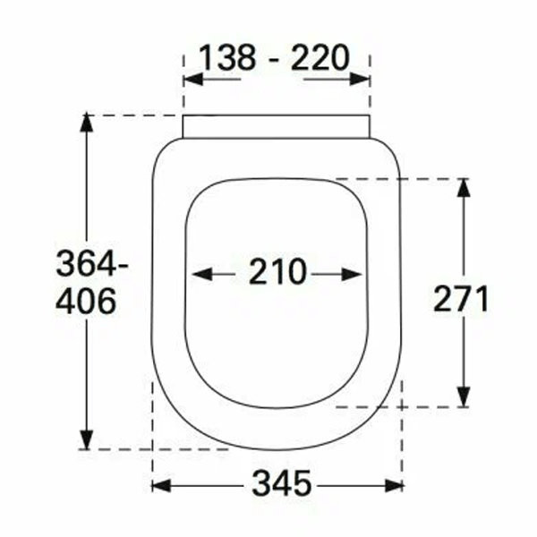 9M66 S101 SUBWAY Сиденье для унитаза с крышкой, укороченное, Quick Release, Soft Closing, Альпийский белый,. Фото 8