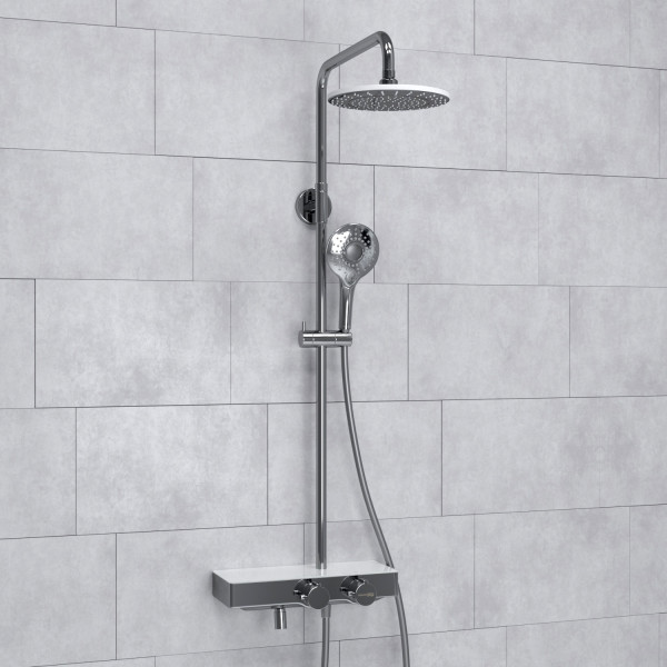 A113.067.101.CH Thermo Душевая система с термостатическим смесителем. Фото 1