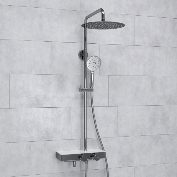 A113.116.127.CH Thermo Душевая система с термостатическим смесителем. Фото 1