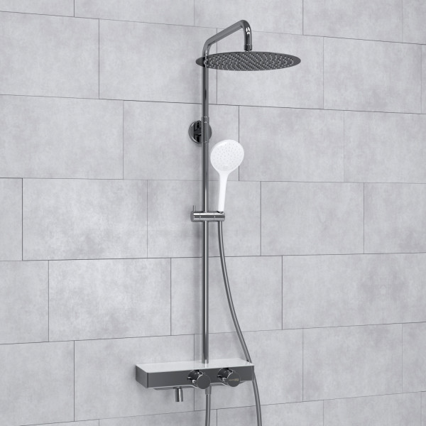 A113.116.155.CH Thermo Душевая система с термостатическим смесителем. Фото 1