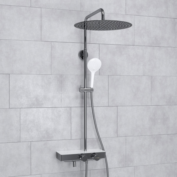 A113.117.155.CH Thermo Душевая система с термостатическим смесителем. Фото 1