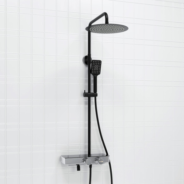 A114.160.130.CB Thermo Душевая система с термостатическим смесителем. Фото 1