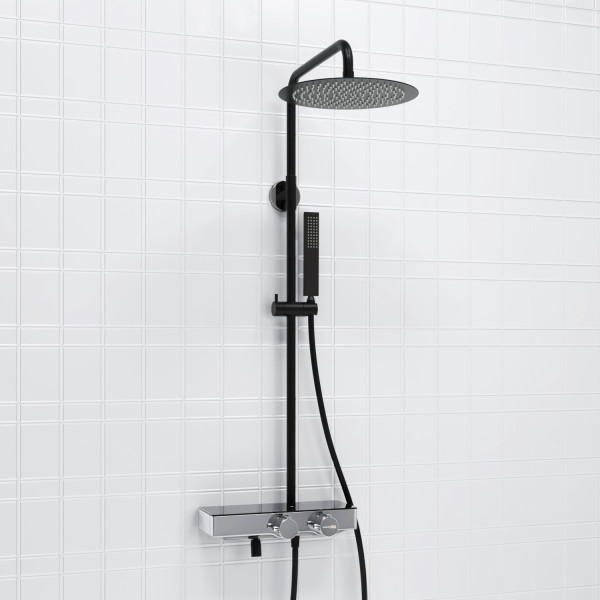 A114.160.218.CB Thermo Душевая система с термостатическим смесителем. Фото 1