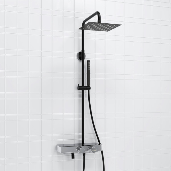 A114.255.217.CB Thermo Душевая система с термостатическим смесителем. Фото 1